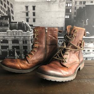 Aston Grey Rockcastle leather boots, 8